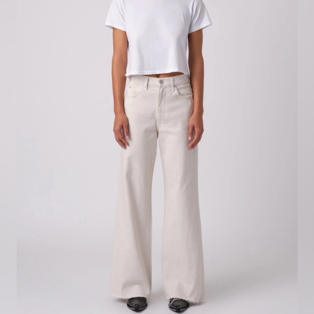 AMO FREIDA WHITE OAK Denim Jeans